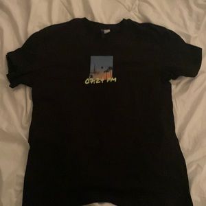 Black Graphic Tee - H&M - Mens Medium